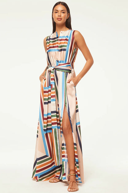 Anabella Dress San Miguel Stripe - MISA