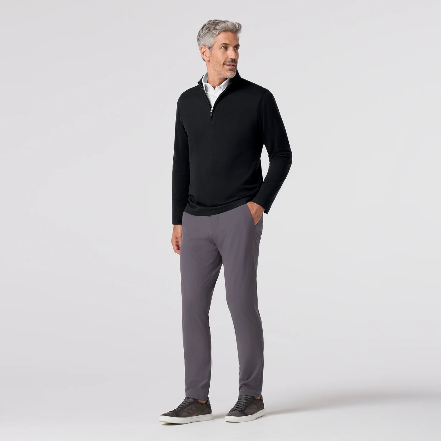 KPI Quarter Zip Black - Mizzen + Main