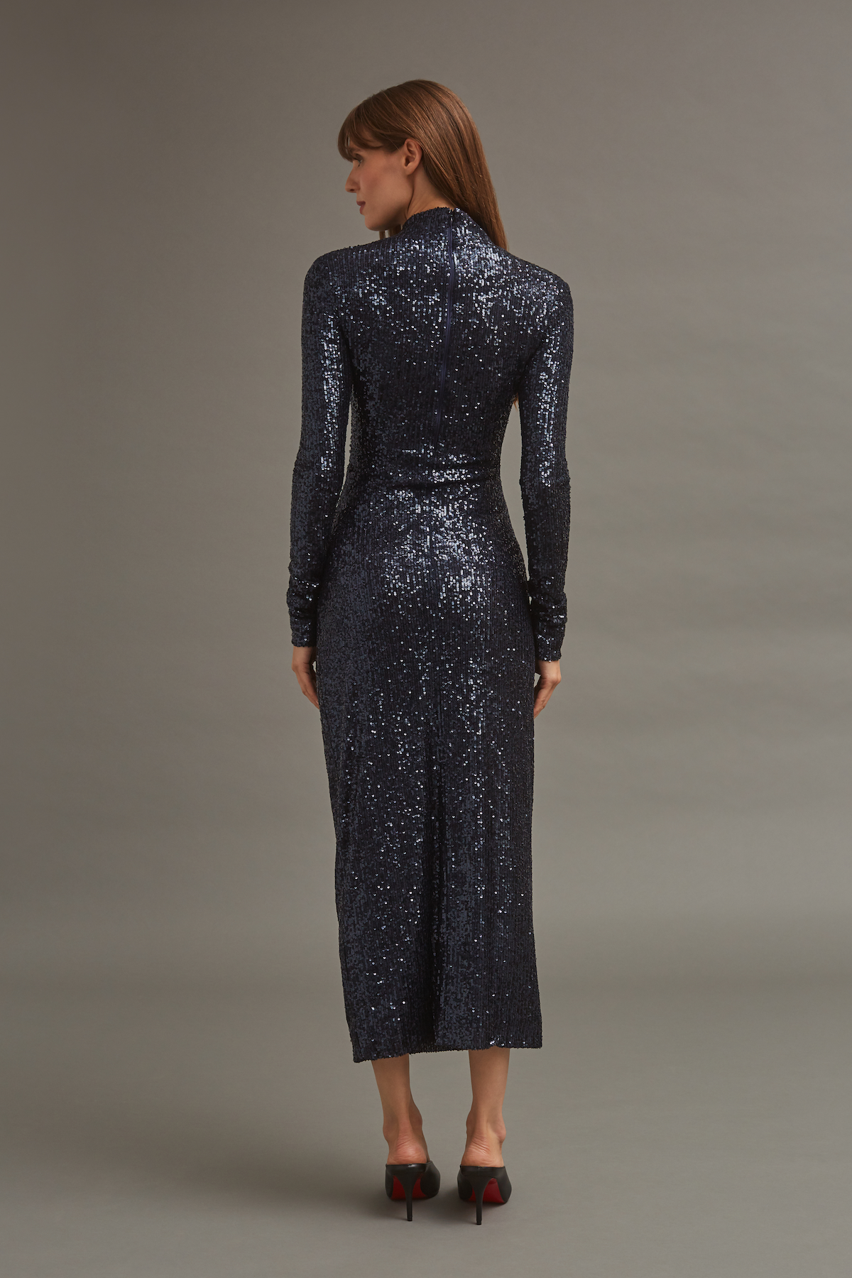 Ryan Dress Midnight Sequin - Cara Cara