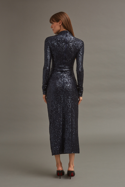 Ryan Dress Midnight Sequin - Cara Cara
