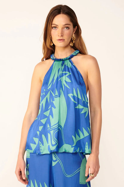 Cleo Top Blue Oasis - Poupette St Barth