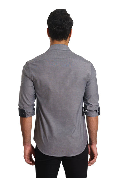 Long Sleeve Shirt Grey - Jared Lang