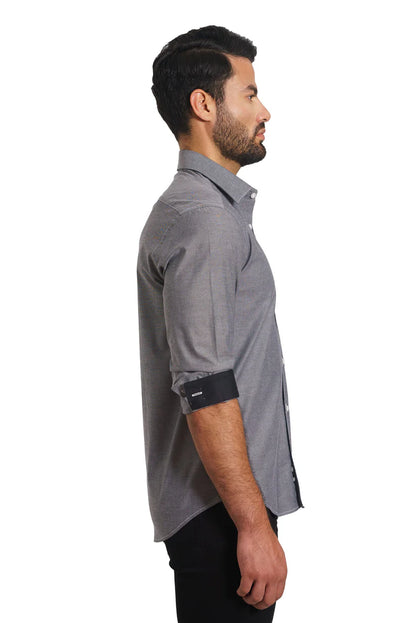 Long Sleeve Shirt Grey - Jared Lang