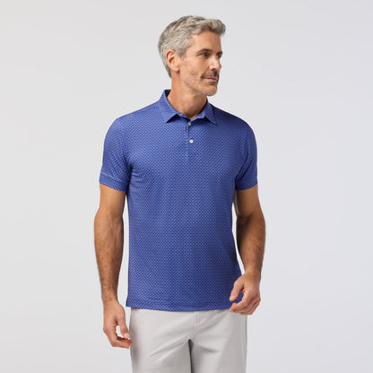 Versa Polo Cobalt Diagonal Dot - Mizzen + Main