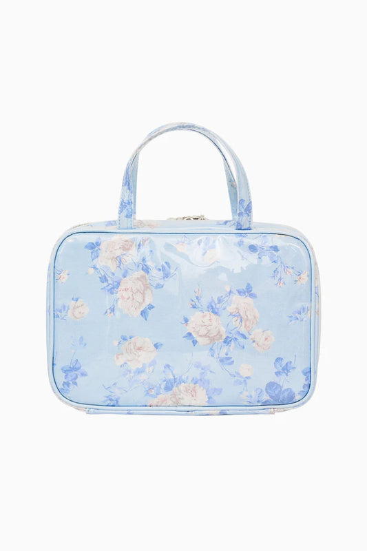 Heirloom Print Travel Box Whisper Blue - LoveShackFancy