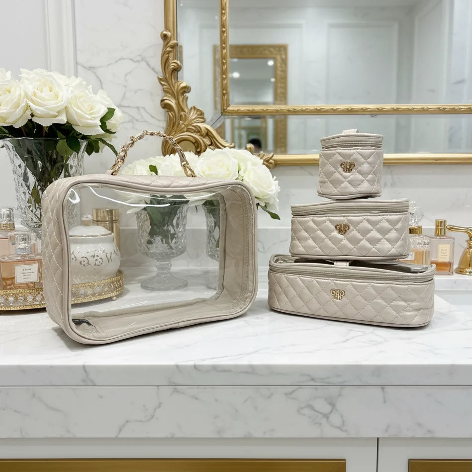 Trio Jet Setter Pearl Quilted - PurseN