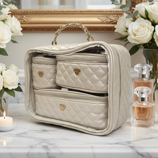 Trio Jet Setter Pearl Quilted - PurseN