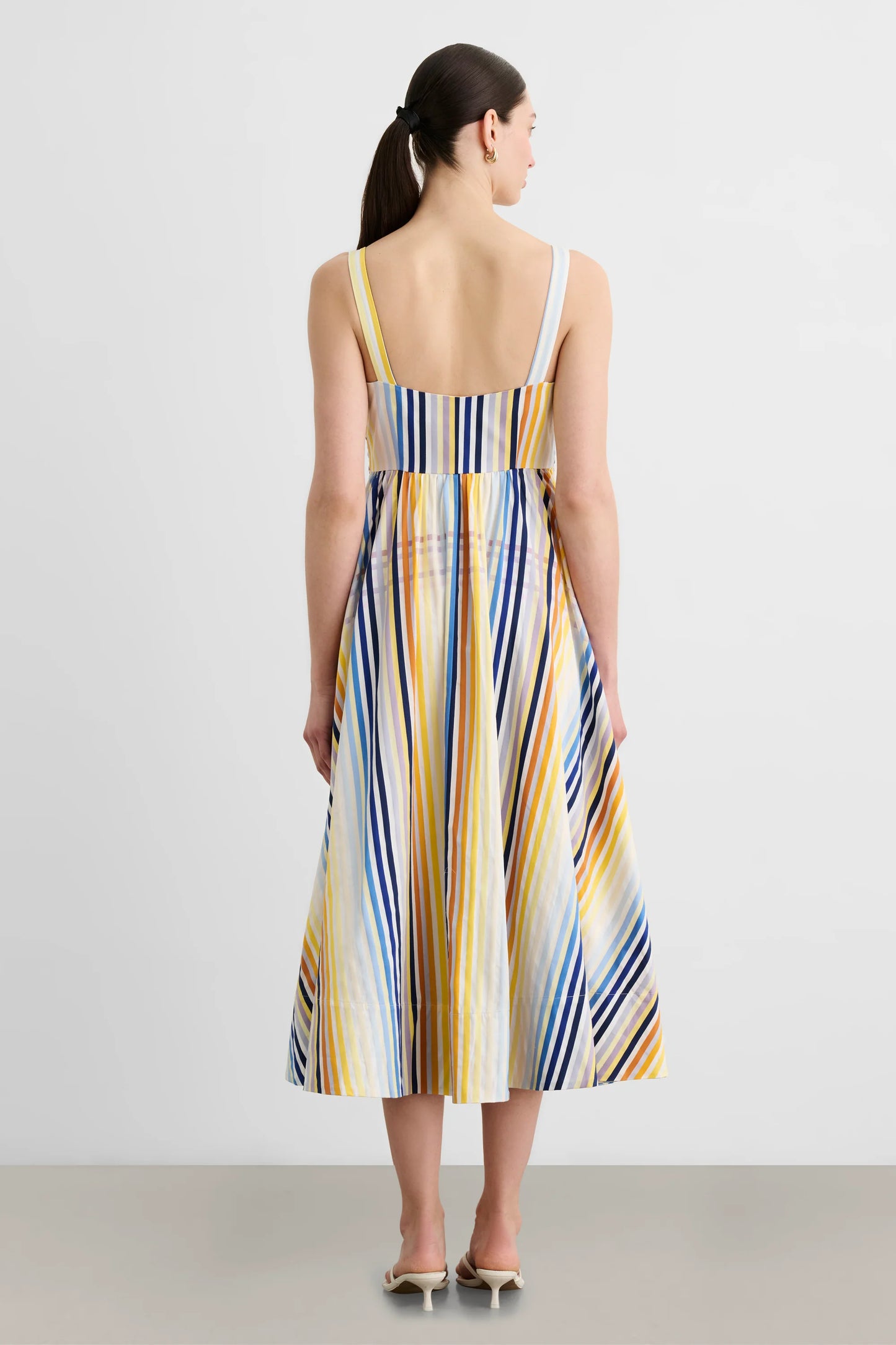 Wren Double Tie-Front Midi Dress Sunset - Toccin