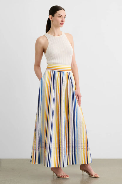 Gwyneth Midi Skirt Sunset - Toccin