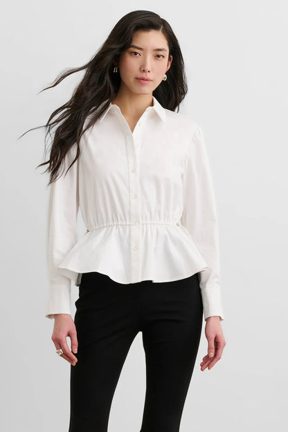 Ingrid Button Down Shirt Optic - Toccin