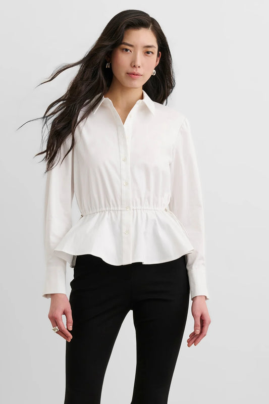 Ingrid Button Down Shirt Optic - Toccin
