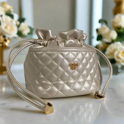 Ultra Jewelry Case Pearl Quilted - PurseN