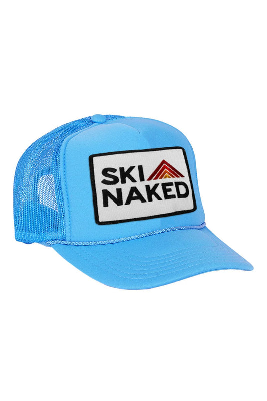 Ski Naked Trucker Hat Neon Blue - Aviator Nation