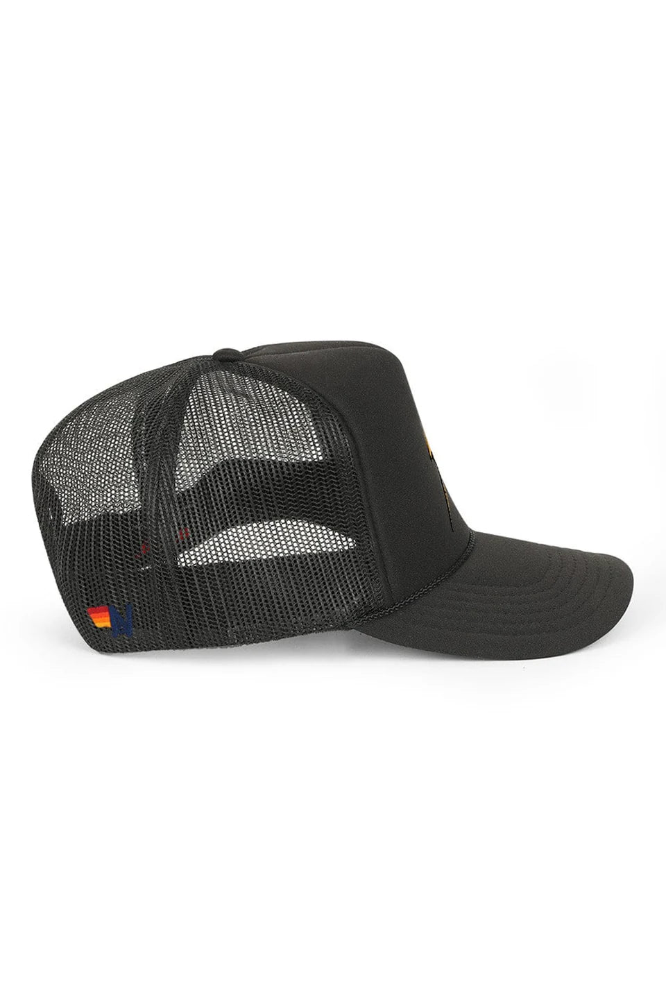 Vintage Bolt Trucker Hat Black - Aviator Nation