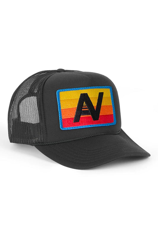 Logo Rainbow Vintage Trucker Hat - Aviator Nation