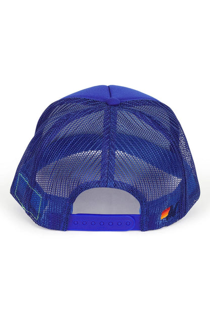 Aviator Nation Trucker Hat Royal - Aviator Nation
