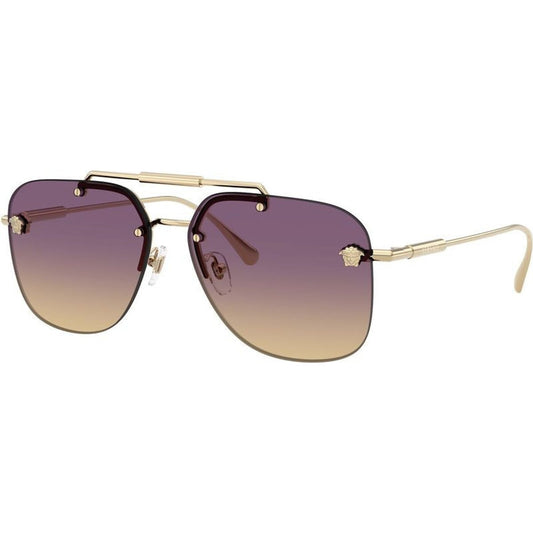 Aviator Medusa Sunglasses Yellow/Violet - Versace