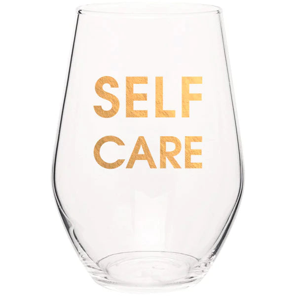 Self Care Stemless Wine Glass - Chez Gagne