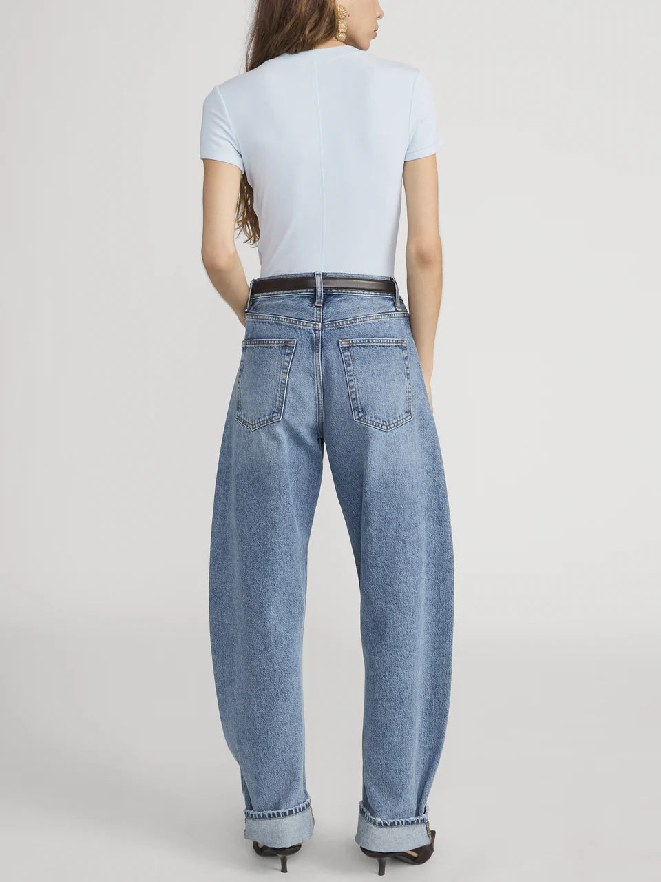 The Rib Baby Tee Sky Blue - Frame