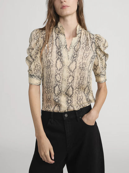 Gillian Top Snakeskin - Frame