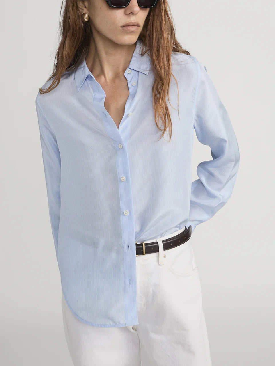 Striped Classic Shirt Oxford Blue Multi - Frame