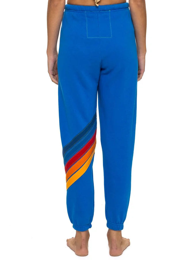 All Seasons Circle Chevron Sweatpants Adventure Blue - Aviator Nation