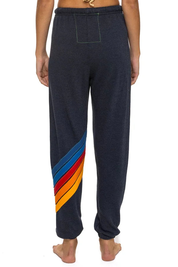 All Seasons Circle Chevron Sweatpants Charcoal - Aviator Nation