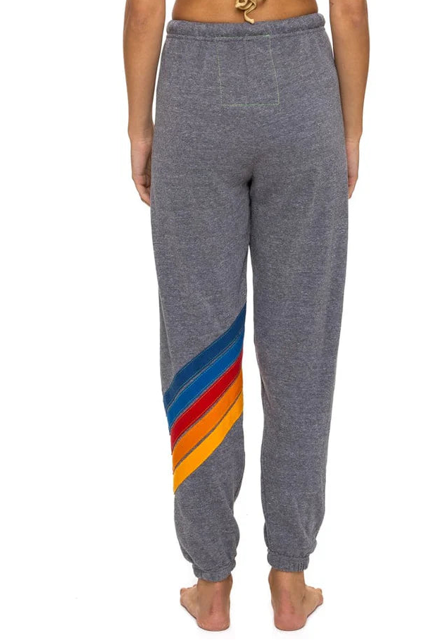 All Seasons Circle Chevron Sweatpants Heather Grey - Aviator Nation