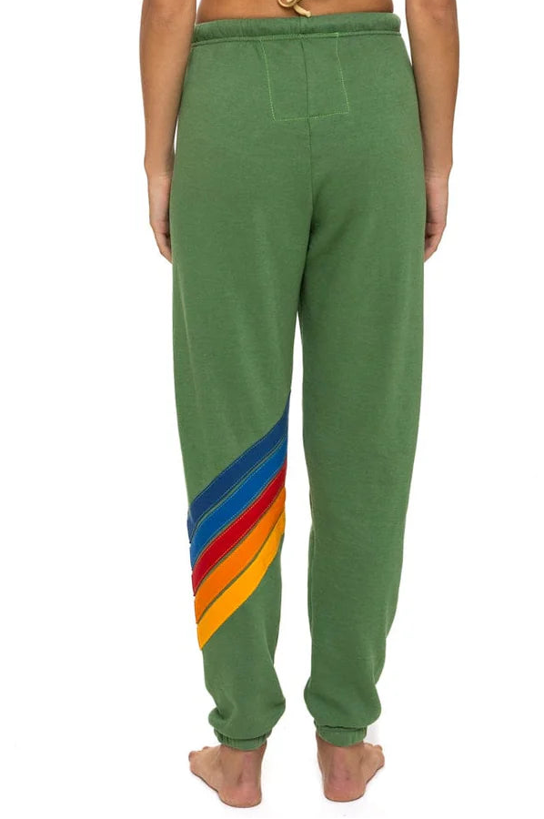 All Seasons Circle Chevron Sweatpants Palm - Aviator Nation