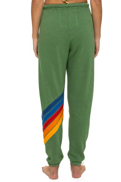 All Seasons Circle Chevron Sweatpants Palm - Aviator Nation