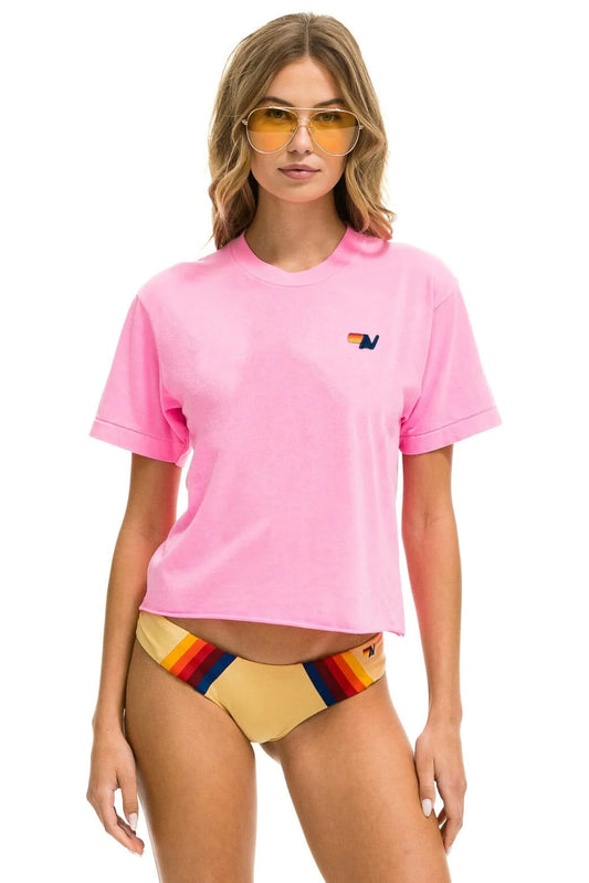 Basic Boyfriend Tee Neon Pink - Aviator Nation