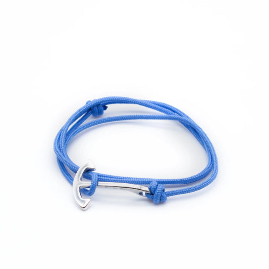 Rope Bracelet Atlantic 001 Silver/Blue - Stolen Riches