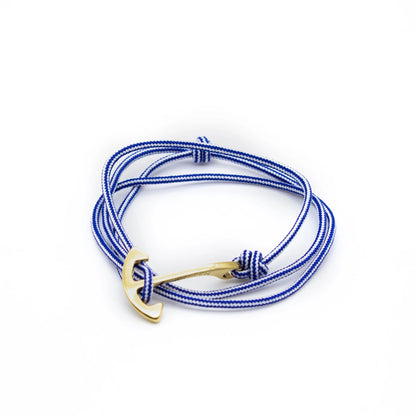 Rope Bracelet Atlantic 012 Gold/Blue/White - Stolen Riches