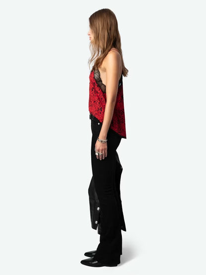 Christy Camisole Crimson - Zadig & Voltaire