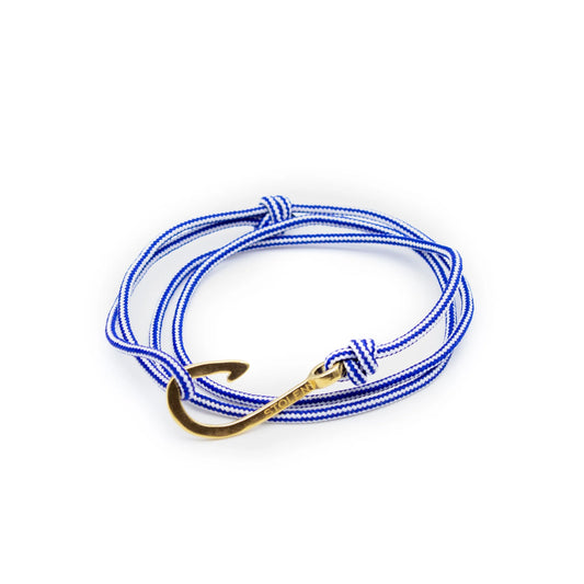 Rope Bracelet Pacific 012 Gold/Blue/White - Stolen Riches