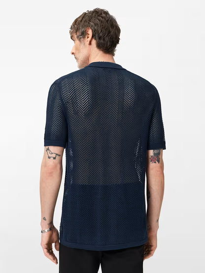 Ginsberg Shirt Deep Blue - John Varvatos