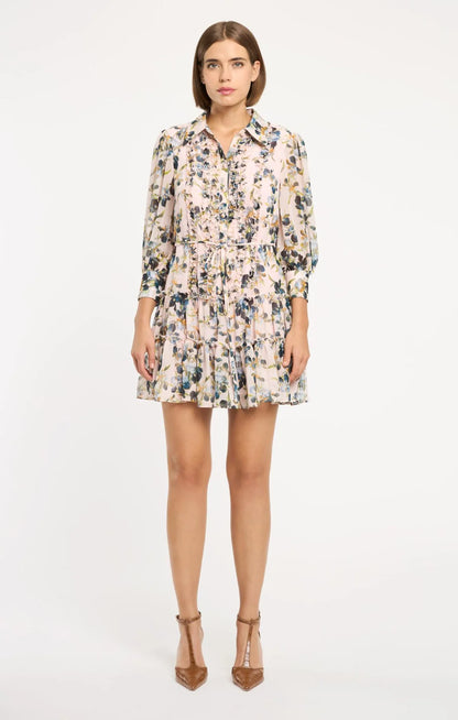 Trailing Iris Rhys Dress Rosy Cloud Multi - Cinq à Sept