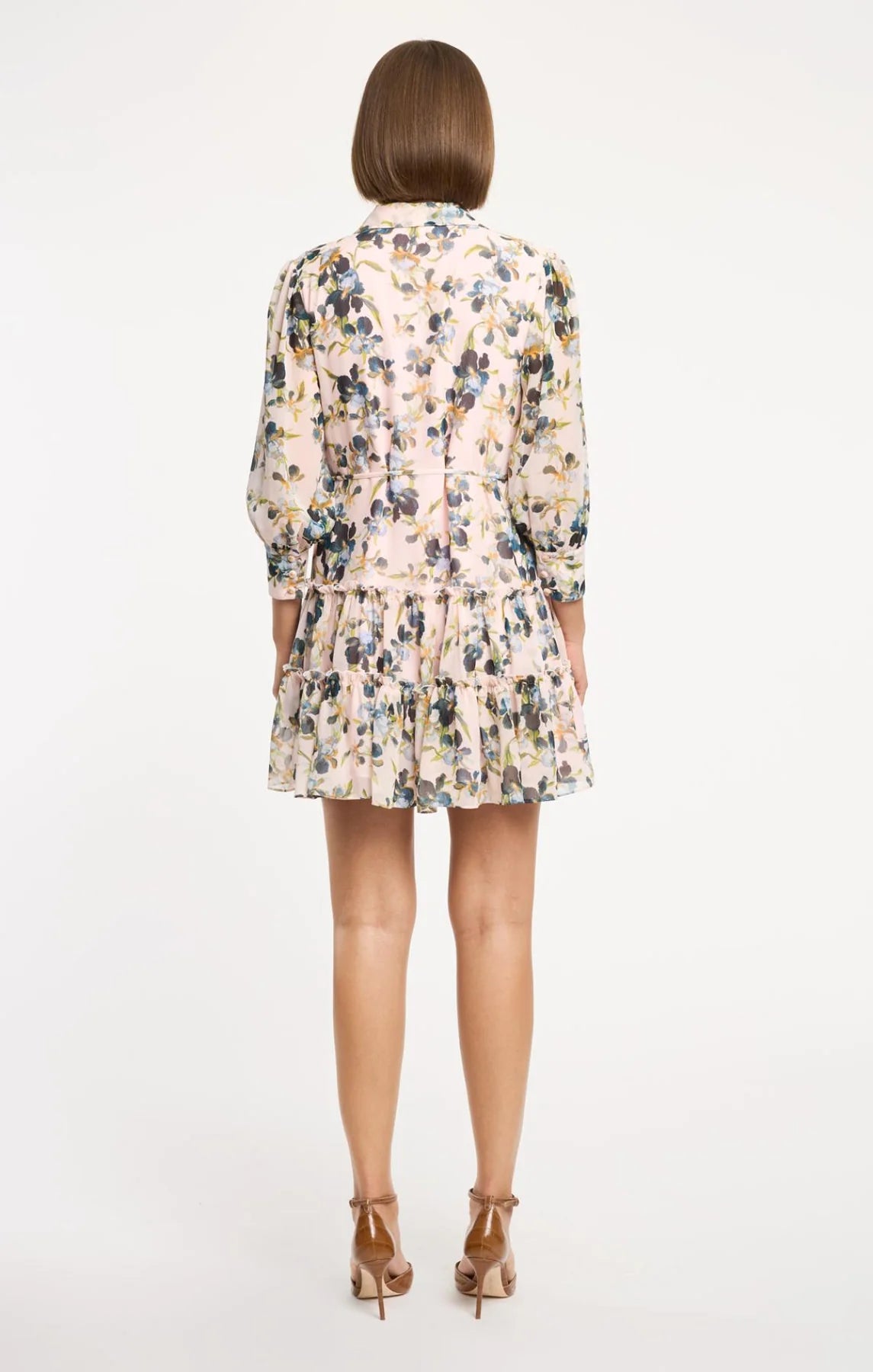 Trailing Iris Rhys Dress Rosy Cloud Multi - Cinq à Sept