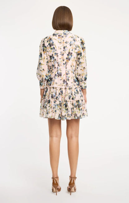 Trailing Iris Rhys Dress Rosy Cloud Multi - Cinq à Sept