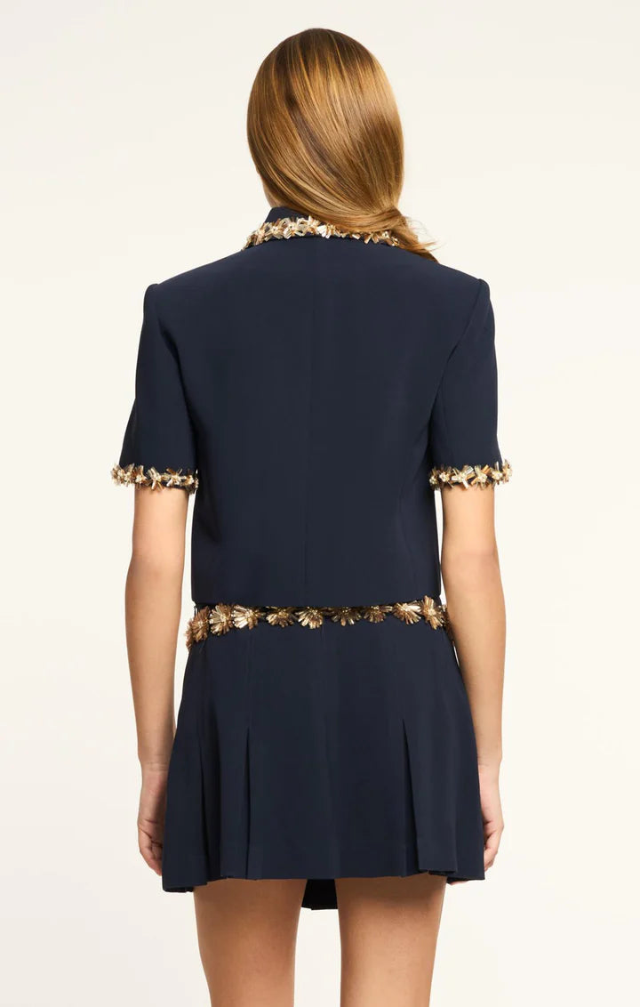 Sunflare Aanya Jacket Navy/Champagne - Cinq à Sept
