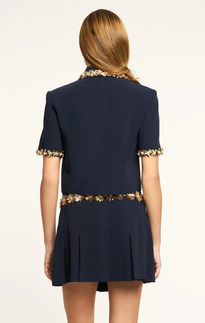 Sunflare Aanya Jacket Navy/Champagne - Cinq à Sept