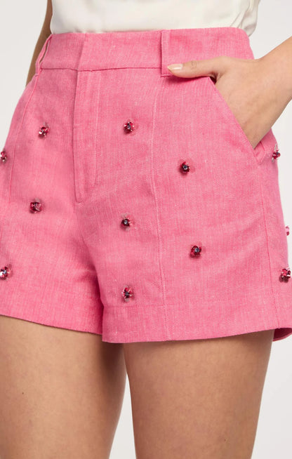 Wildflower Paillette Tora Short Azalea - Cinq à Sept