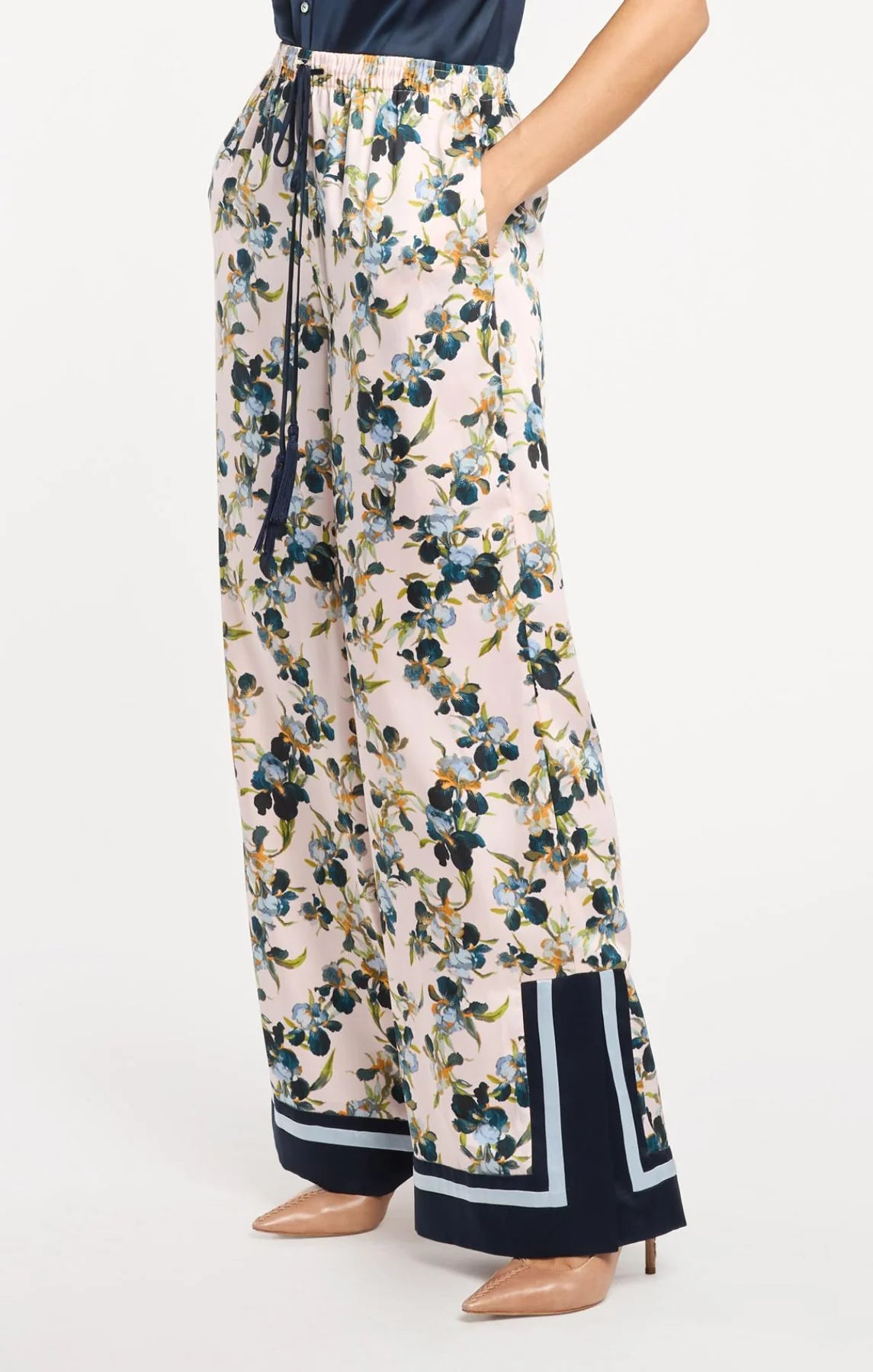 Trailing Iris Asher Pant Rosy Cloud Multi - Cinq à Sept