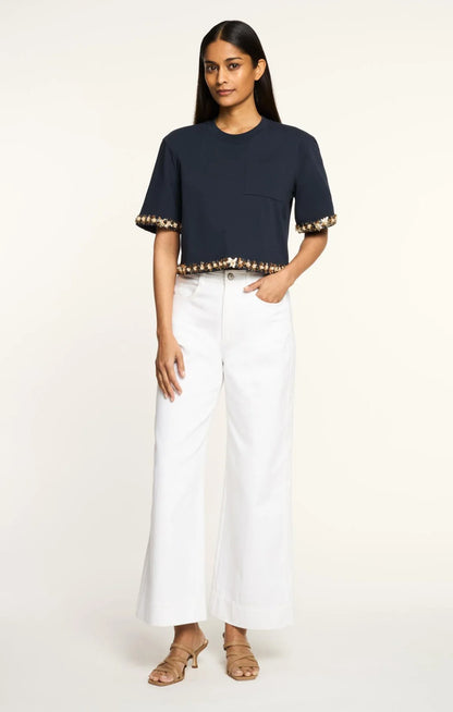 Sunflare Florals Asa Top Navy - Cinq à Sept