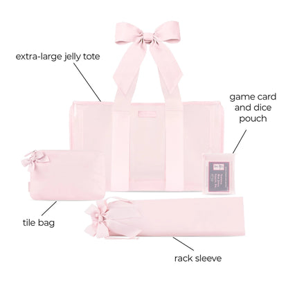 Mahjong Jelly Tote Set Ballet Pink - Case-Mate