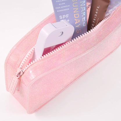 Jelly Makeup Bag Ballet Pink Twinkle - Case-Mate