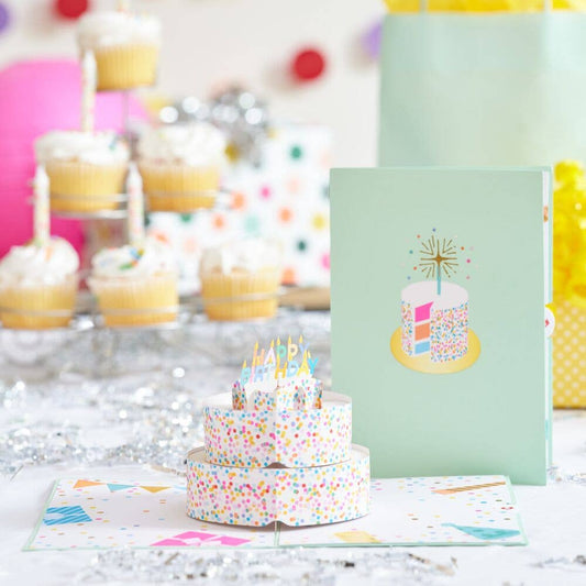 Sprinkles Birthday Cake Pop-Up Card - Lovepop Cards