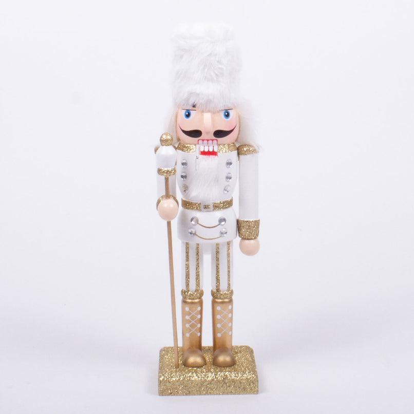 White 10" Nutcracker - 8 Oak Lane