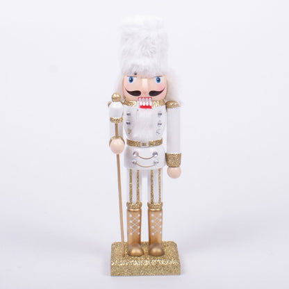 White 10" Nutcracker - 8 Oak Lane