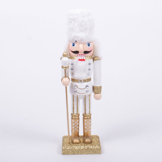 White 10" Nutcracker - 8 Oak Lane